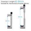 XILETU XJ-8 Aluminum Camera Tripod with Phone Clip - Black - 3