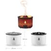 Volcanic Essential Oil Diffuser Ultrasonic Humidifier, Monochrome US Plug - 2