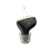 Invisible In-Ear Hearing Aid Sound Amplifier for Elderly (Black Left Ear) - 1