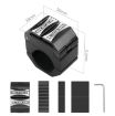 Aluminum Alloy Bicycle & Motorcycle Phone Holder - Black Ring Shape - 3