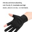 Blue Cycling Gloves - Thin Sunscreen UV Protection, Breathable Ice Silk Mesh - 5