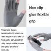 Ice Silk Sunscreen Gloves - Non-slip Fishing & Riding (Two Fingers Black) - 3