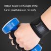 Black M Weightlifting Gloves - Anti-slip, Anti-cocoon, Four-finger Design - 5