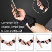 Black M Weightlifting Gloves - Anti-slip, Anti-cocoon, Four-finger Design - 8