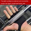 Red Anti-slip Weightlifting Gloves - Dumbbell Bar Wrist Support, L Size - 7