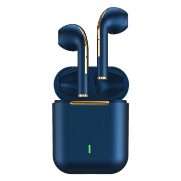 J18 Bluetooth 5.0 TWS In-Ear Wireless Earphones - Long Battery Life, Blue - 1
