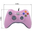 XBOX 360 & PC USB Dual Vibration Wired Gamepad - Red - 3