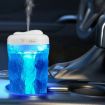 Iceberg Small Car Humidifier - Mute Colorful Aromatherapy (White) - 7