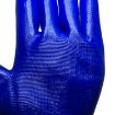 2pcs Work Safety Gloves Nitrile Abrasion Oil Resistant White/Blue - 5