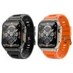 A70 1.96" IP68 Waterproof Bluetooth Call Smart Watch - Orange - 2