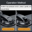 Suction Cup Dashboard Phone Holder with Sun Visor - Hose Model - 5