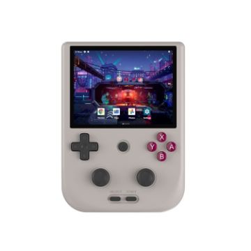 ANBERNIC RG405V Handheld Console, 4" IPS, 7000+ Games, Android 12, Retro Gray - 1