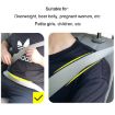 SHUNWEI Blue Car Safety Belt Limiter Anti-Stranglehold Clip - 1 Pair - 7