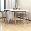 Small Round Table & Chair Leg Covers - 8pcs Set, 0.75" Light Brown Protectors - 9