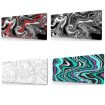 Large Abstract Mouse Pad 300x800x2mm - Gamer Office Desk Mat - 2