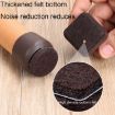 1.25" 8pcs 15 Tilt Table & Chair Feet Shock-Absorbing Covers (Round) - 6