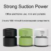 USB Rechargeable Desktop Mini Vacuum Cleaner - Portable Paper Cleaner (White) - 3