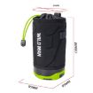 WILD MAN R1 1L Mountain Bike Water Bottle Bag - Black Red Handlebar Kit - 3