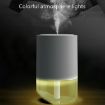 USB Pink 350ml Ultrasonic Air Humidifier Mini Angle Car Purifier - 5