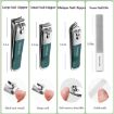 Stainless Steel Nail Knife Set - 4pcs, Portable, Light Pink - 2
