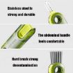 3 In 1 U Shaped Cup Lid & Water Bottle Groove Cleaning Brush (Gray) - 6