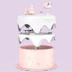 Mini USB Desktop Night Light & Humidifier - Cartoon Cake Design (Green) - 2