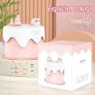 Mini USB Desktop Night Light & Humidifier - Cartoon Cake Design (Green) - 7