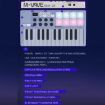 M-VAVE SMK-25 USB MIDI Keyboard Controller, 8 Drum Pads, White - 3