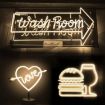 2m Blue USB 5V LED Light Strip Flexible Neon Silicone Soft Strips Set - 7