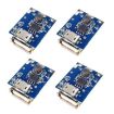 4pcs 5V Boost Converter Step-Up Module with LED Display & Micro USB - 1