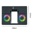 Xbox Series X Cooling Fan with LED Lights - Rear Fan Cooler (Black) - 2