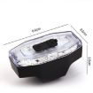 BF-911 Rechargeable 60 Lumen Colorful Bike Tail & Helmet Warning Light - 3