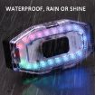 BF-911 Rechargeable 60 Lumen Colorful Bike Tail & Helmet Warning Light - 6