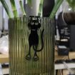 Hollow Acrylic Kitten Bookmark Label Card - OPP Packaging - 5