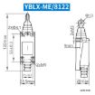 CHNT YBLX-ME8122 Limiter Travel Switch Micro Self-Resetting Stroke - 2