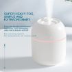 USB Plug-in Car & Home Air Purifier Humidifier - Large Capacity (White) - 8
