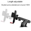 Universal Blue Suction Cup Car Phone Holder - Telescopic Navigation Bracket - 3