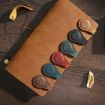 Vintage Leather Bookmark Clip - Handmade Magnetic Corner (Crazy Horse) - 2
