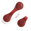Vintage Leather Bookmark Clip - Handmade Magnetic Corner (Crazy Horse) - 4
