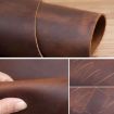 Vintage Leather Bookmark Clip - Handmade Magnetic Corner (Crazy Horse) - 5