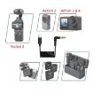 USB-C to 3.5mm Audio Adapter for DJI Osmo Action/Pocket (Black) - 3