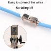 4pcs Quick Terminal Block Wire Connector Clamps, Model NC-724 - 5