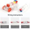 4pcs Quick Terminal Block Wire Connector Clamps, Model NC-724 - 9