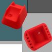 AirPods Max Silicone Charger Dock Stand Base - Red Wireless Headphone - 5