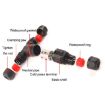 5-Pole Waterproof T-Wire Terminal Block Connector - Male & Female (Black) - 3