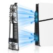PS5 Slim Host Optical Drive/Digital Version with RGB Light Cooling Fan - 1
