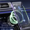 MagSafe Magnetic Mobile Phone Car Holder - Electric Suction Cup (Black) - 5
