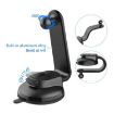 Car Dashboard Suction Cup Double Chuck Phone Holder CP-T1 - 5
