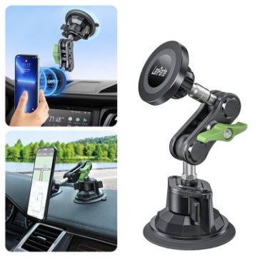 Lanparte Magnetic Car Phone Holder with Suction Cup Stand RBA-M01N - 1