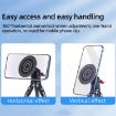 Magnetic Phone Holder for Tripod with 1/4 Inch Hole - Black - 5